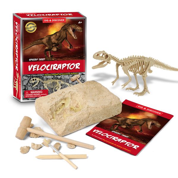 Junior Archaeology Dig Kit - Velociraptor