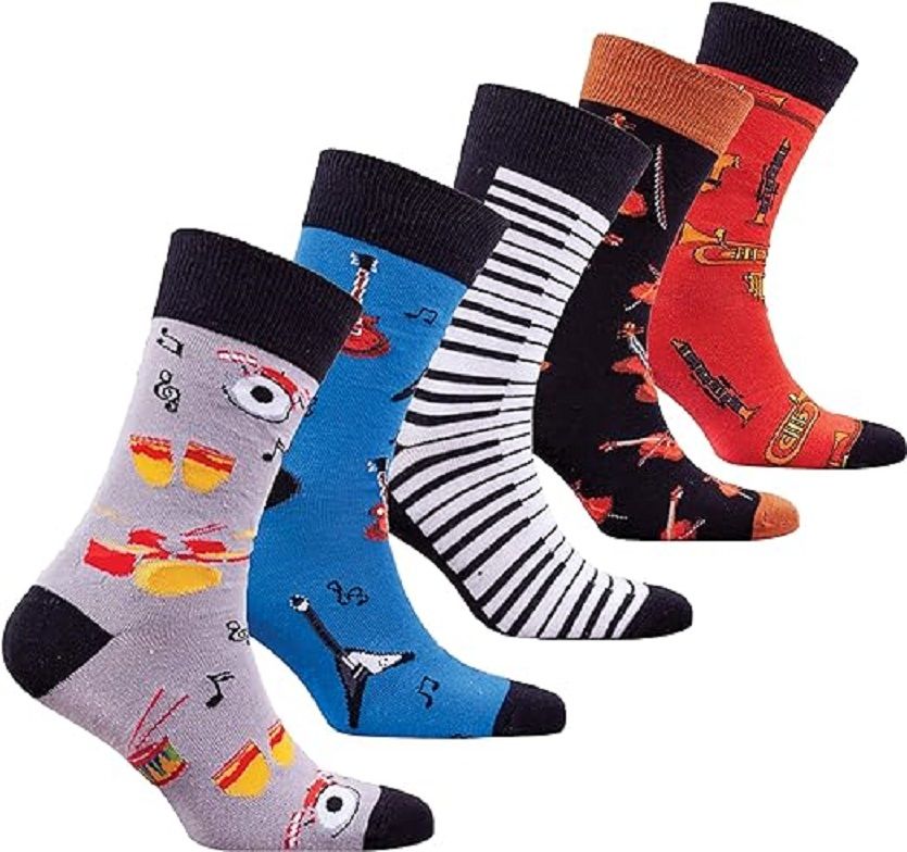 Red Apple Funky Colorful 5 Pair Of Socks | Shop Today. Get it Tomorrow ...