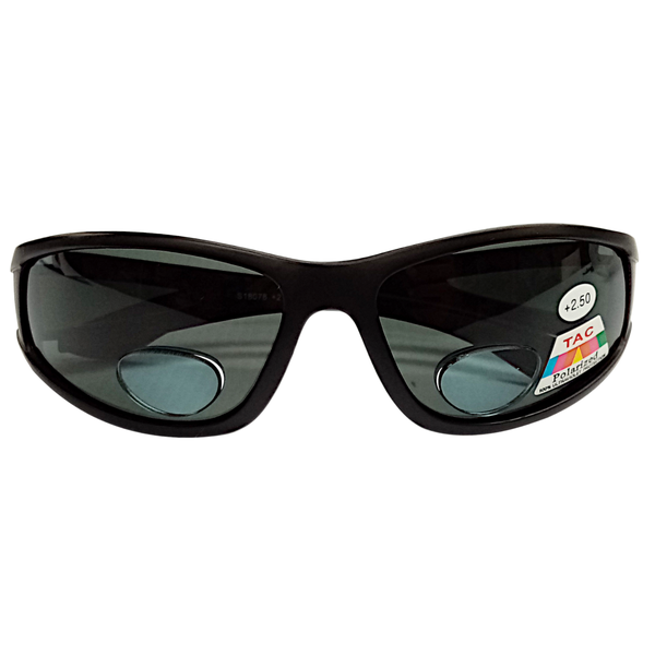 Snowbee Polarised Sunglasses Matt Black Frame Smoke Lense +2.50 (S18078)