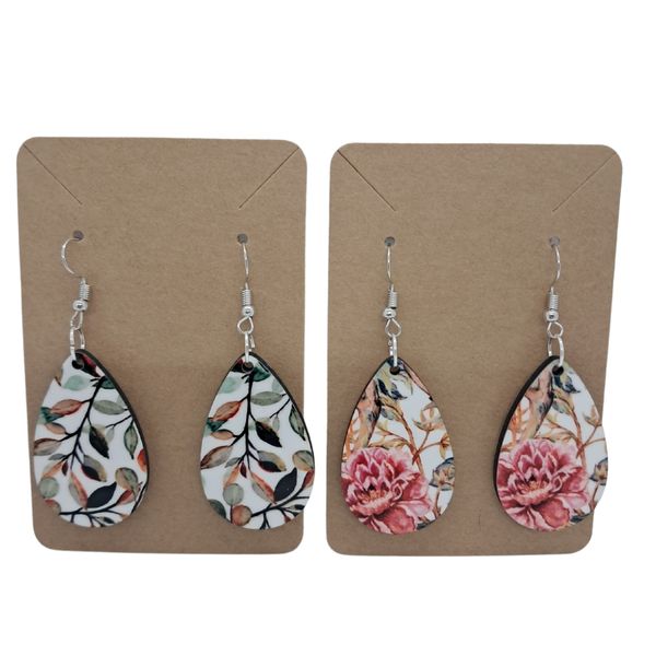 Bloom and Earth Duo Earrings