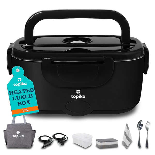 Topika - 60W Electric Lunch Box Food Warmer 1.5L, 20-minute quick heating