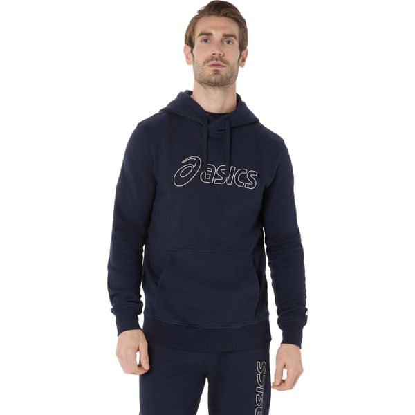 Asics Men's Over-The-Head Training Hoodie - Midnight/Birch