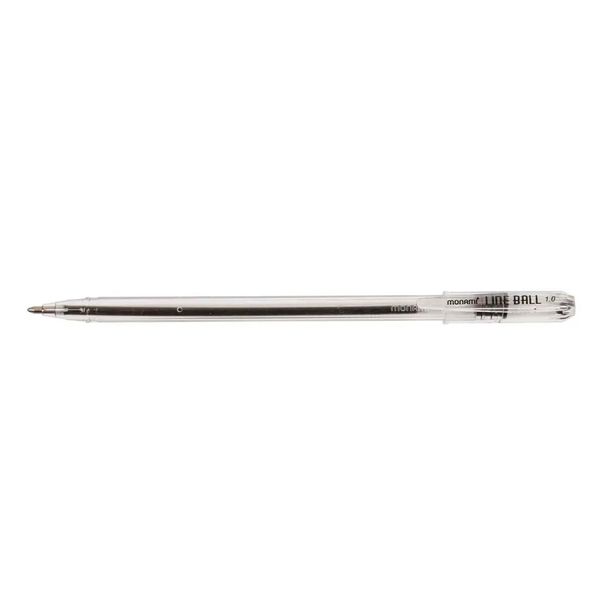 Momani Line Ball Pen 1.0mm Red x6