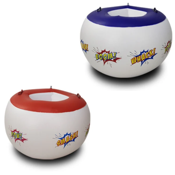 2 Piece Set Body Bucket Inflatable Bumper Balls