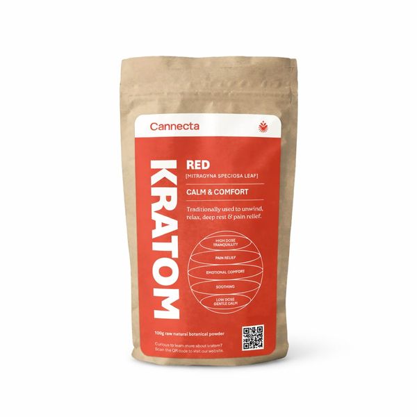 Red Kratom - 100g Powder - Support Relaxation, Pain Relief, and Sleep