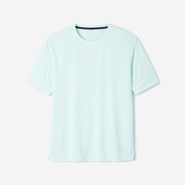 Domyos Men's Fitness Breathable Essential Short-Sleeved Crew Neck T-Shirt