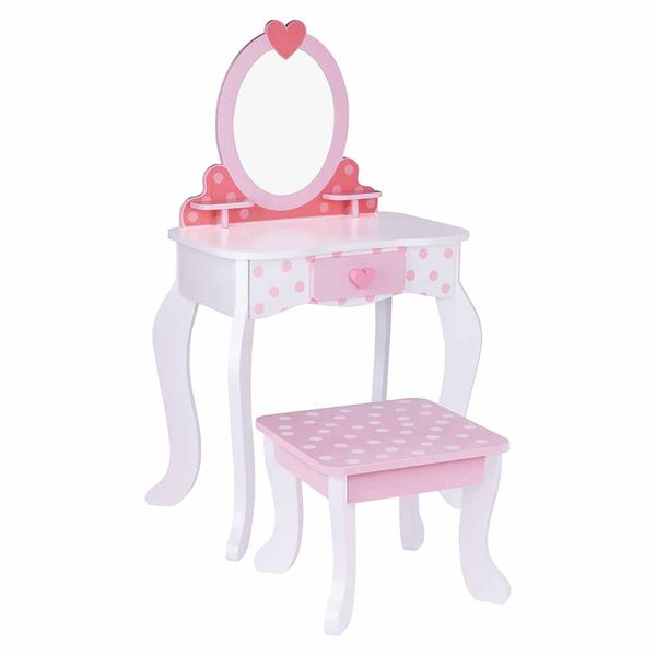 TookyToy Kids Pretend Play Make-Up &amp; Vanity Table Toy Set