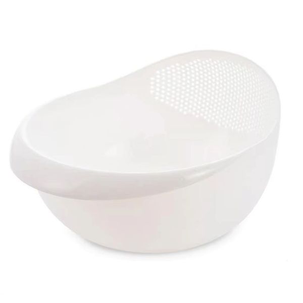 Drain Basket of Colander Bowl Fruit Bowl Handle Hand Washing Basket