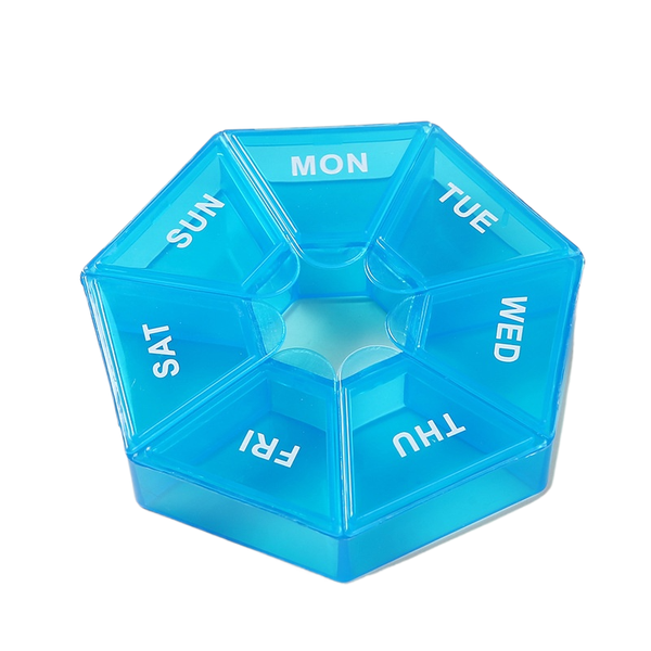 Portable 7-day-old capacity dust-proof medicine sub-packing box