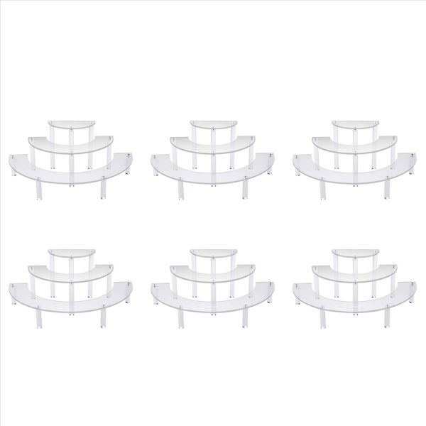 Transparent Removable Acrylic Cake Display Stand For Party Decoration