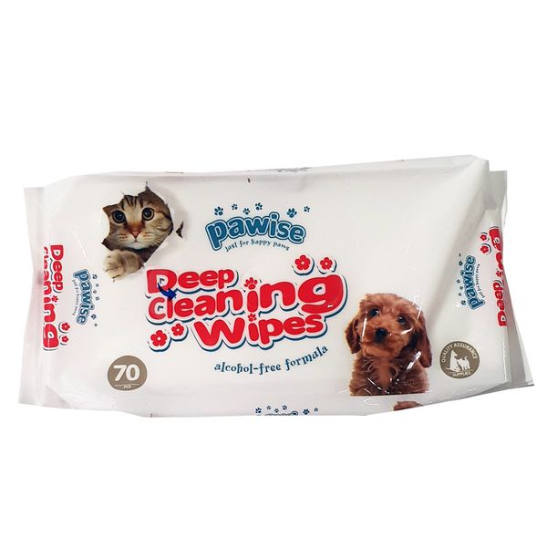 Pawise Deep Cleaning Wipes - 70 Wipes