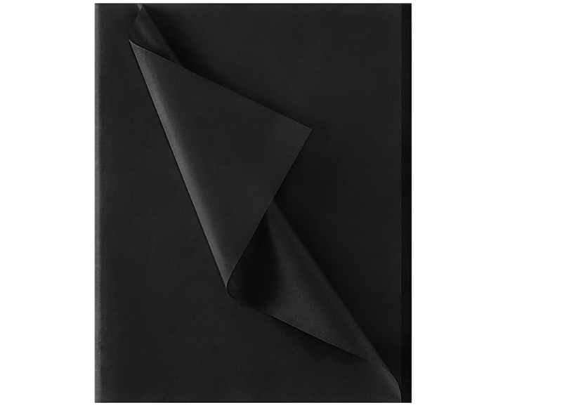 Black Tissue Paper for Gift Bags, 115 Sheets of 14 x 20 Inches Black