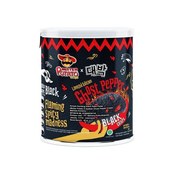 Ghost Pepper Black Crisps