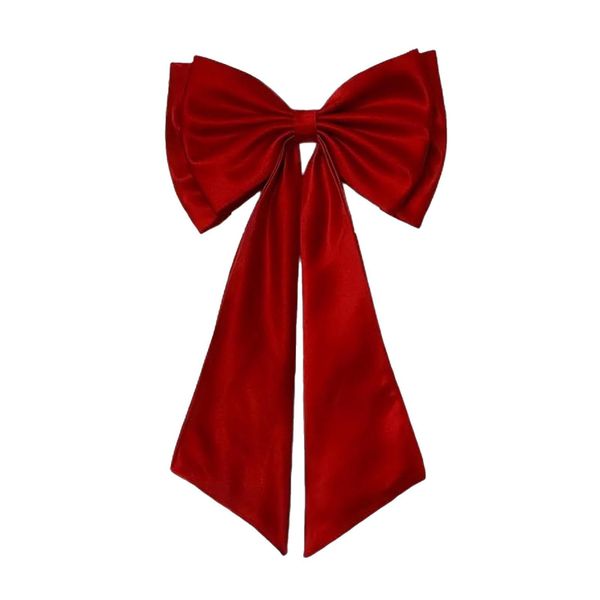 (1pc) Bow Hair Clip - Black
