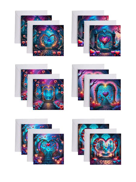 Gift Cards - Fantasy Hearts 1