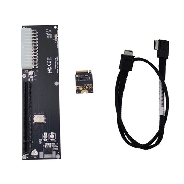 Pci-E 3.0 M-Key M 2 To Oculink Sff-8612 Sff-8611 Host Adapter