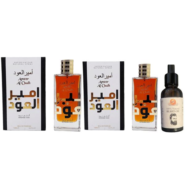Gift Sets 2 Ameer Al Oudh Perfume&amp;Riita Beard Growth Oil