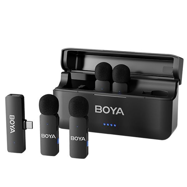 Boya BY-V4U Four-channel 2.4GHz Wireless Microphone System for USB-C