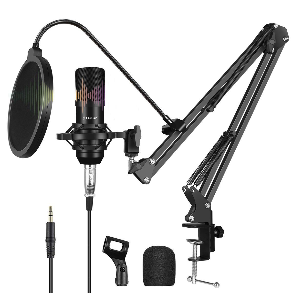 Puluz Condenser Microphone Kit with USB Sound Card Shop Today. Get it