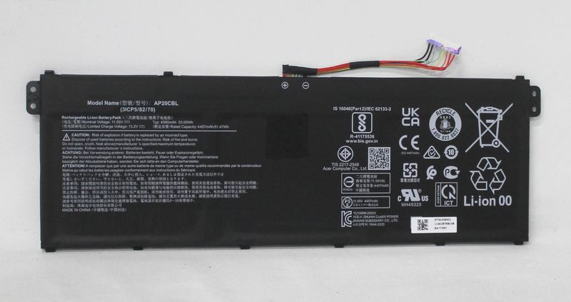 Generic Battery for Acer Aspire 5 A515-46, Swift 3, Spin B3 Series (AP20CBL)