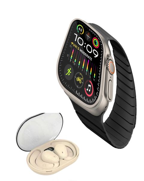 Smart Watch Sets Smart Watch + Earphone for Men