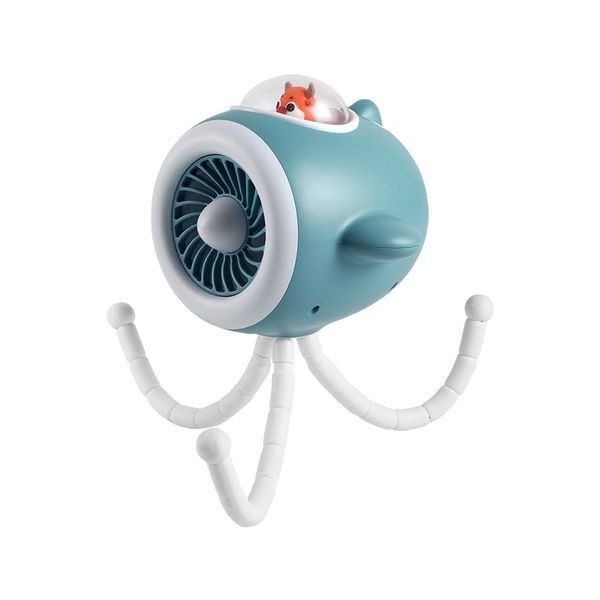 Cute Airplane Octopus Mini Fan - Stroller, Desk &amp; Office