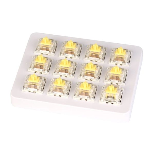 Keychron Hot-Swappable Gateron White Mechanical Switches - 12 Piece Set