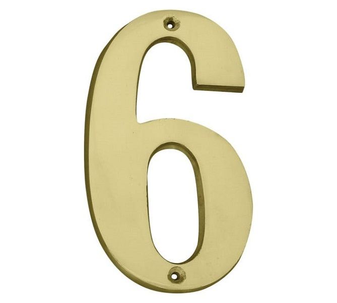 Number 6 - Brass 76 x 1.2mm