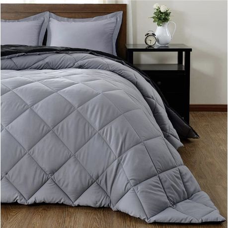 Acesa Quality Reversible Comforter set 5 Piece - Blue/Charcoal, Shop  Today. Get it Tomorrow!