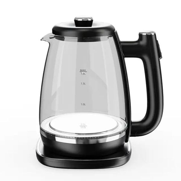 Unique Design Electric Glass Kettle 1.8l Tea Coffee Maker Water Boiler