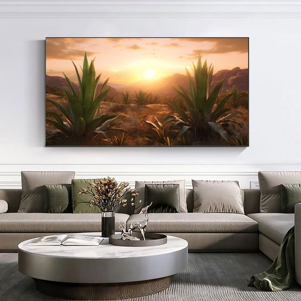 Canvas Wall Art - Aloe Oasis - 0316