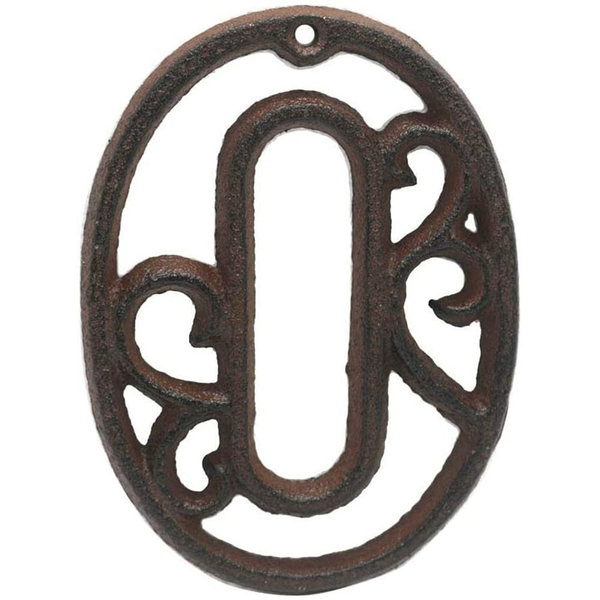 Rustic Ornate Handcrafted House Numbers 0-9