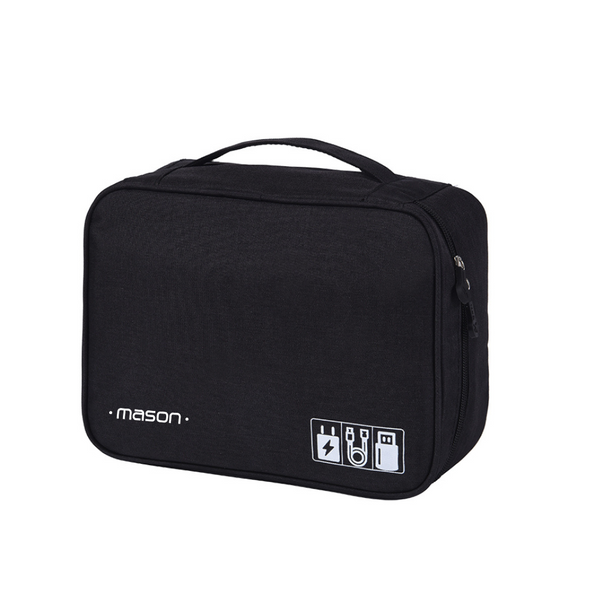 Mason Cable Organizer Bag - Black