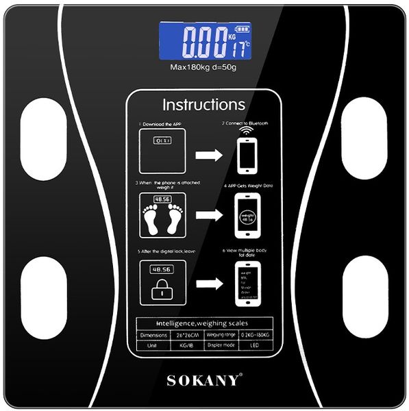 Sokany 180KG Bluetooth Bathroom Scale