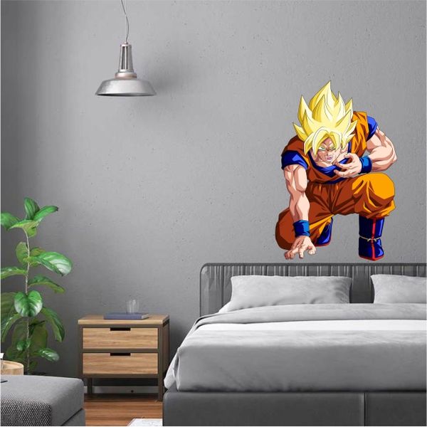 SSJ Goku Wall Art
