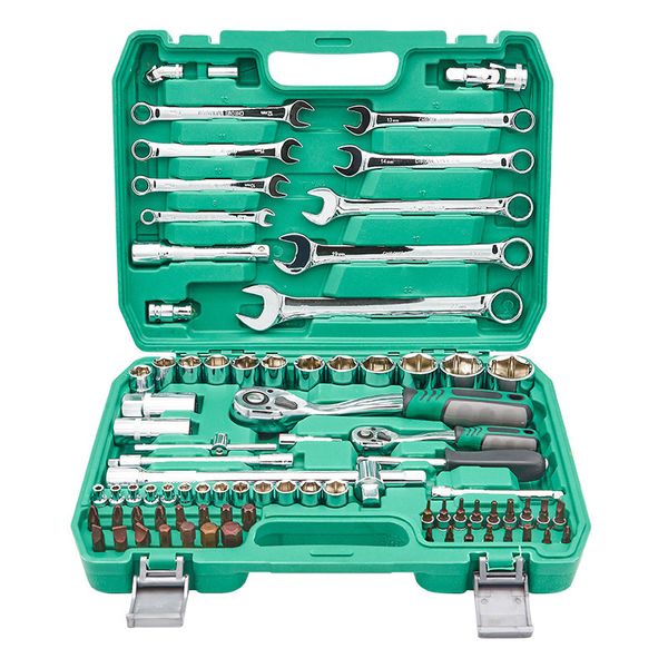Quick-release Ratchet Wrench Auto Repair Combination Set