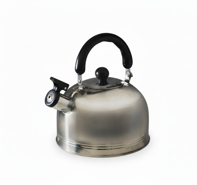 Home n Leisure 2.0L Stainless Steel Camping Kettle with Whistle