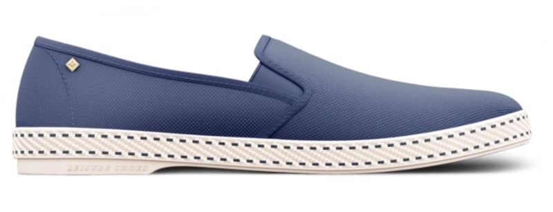 Rivieras Classic Canvas Slip On Blue