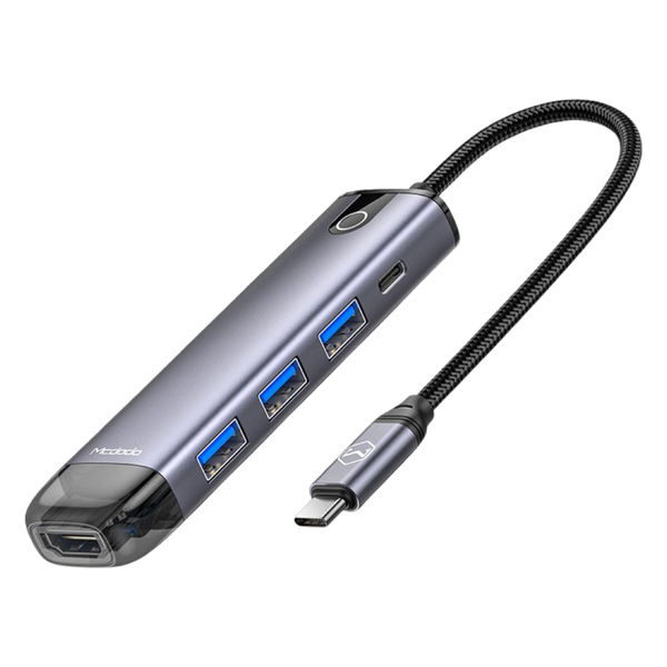 Mcdodo USB C 5 in 1 Dongle HUB USB-A USB-C HDMI TYPE C - USB 3.0