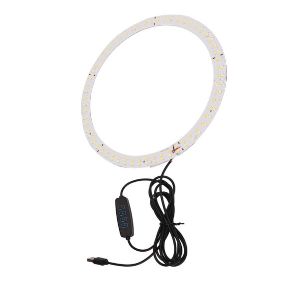 Circle 25cm LED Light Wick 10 Brightness 3200-6500K