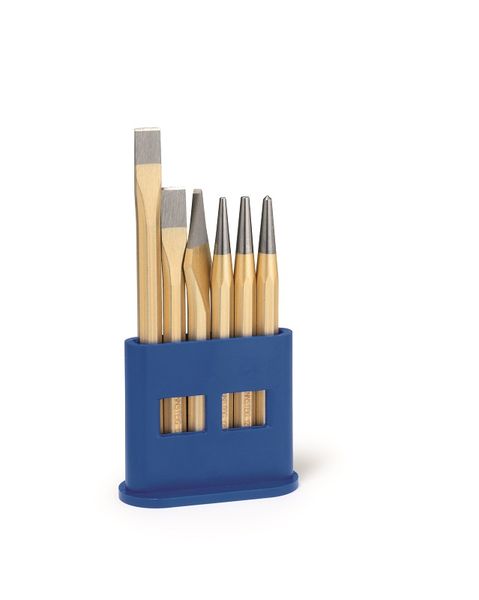 Rennsteig Chisel &amp; Punch Set 6 piece