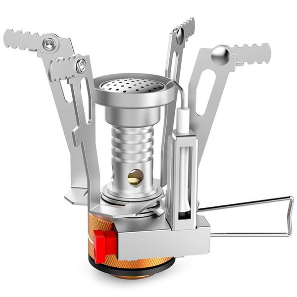 Outdoor Camping Mini Integrated Stove Head with Electronic Ignition