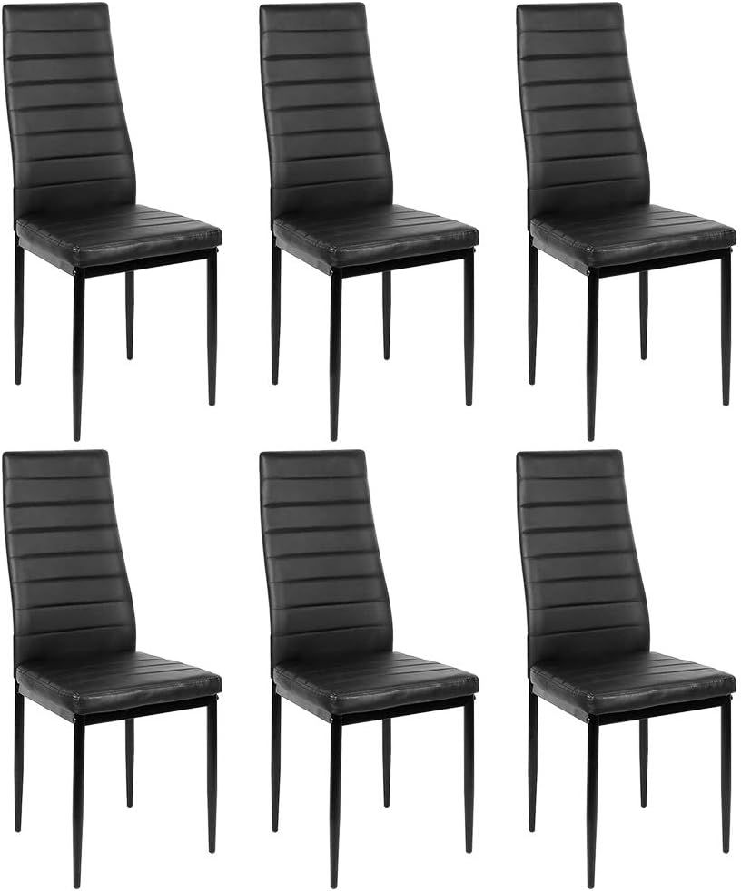 Dining Room Chairs 6 Pack Faux Leather Cover Shop Today. Get it