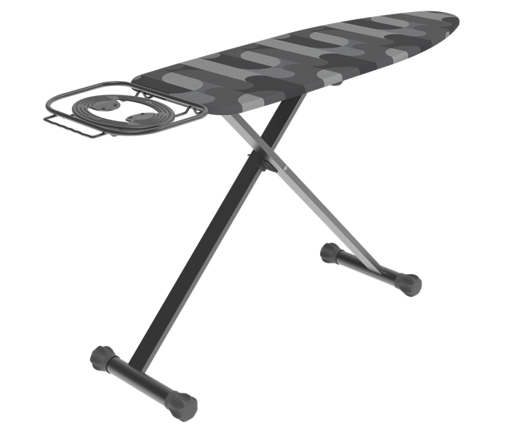 PERILLA - Extra Heavy Duty Ironing Board - Copper Plated - VALERIA Charcoal