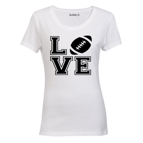 Love Rugby - Ladies - T-Shirt - White