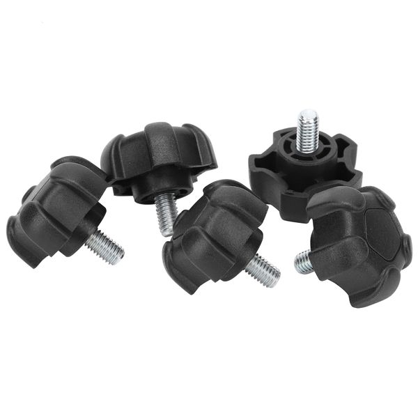 Plastic Screw Handle M6 10mm Five Star Knob