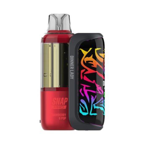 Dinner Lady Snap Pro X 35k Puffs Disposable Vape Kit 50mg -Strawberry B Pop Image
