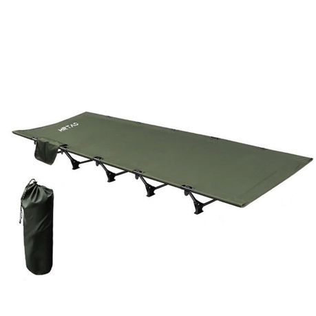 Folding Camp Bed Carry Bag Quick Setup Lightweight Comfortable for Outdoors Image