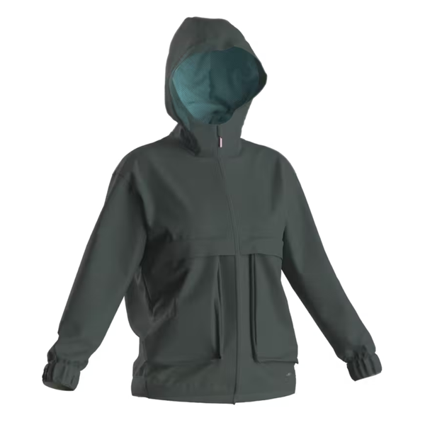 Kiprun Women's Running Windbreaker Jacket - Run 500 Wind Green