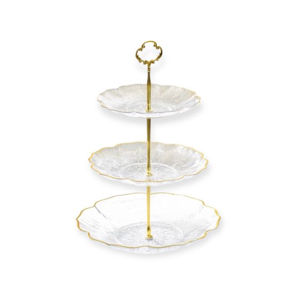 Dessert Tray 3 Layer Creative Modern Cake Stand Snack Plate